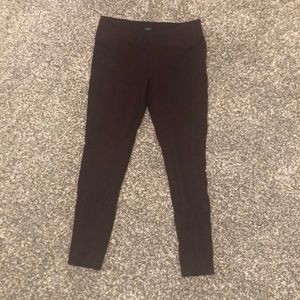 Loft Size Medium Burgundy Ponte Leggings